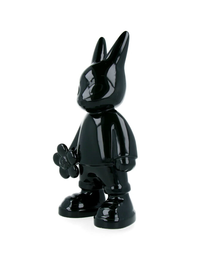 Liisa Tuulikki - Bunbun black, signed porcelain art toy, edition of 25