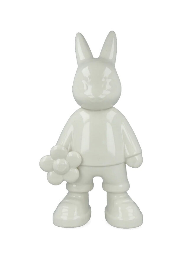 Liisa Tuulikki - Bunbun white - signed porcelain art toy, edition of 25