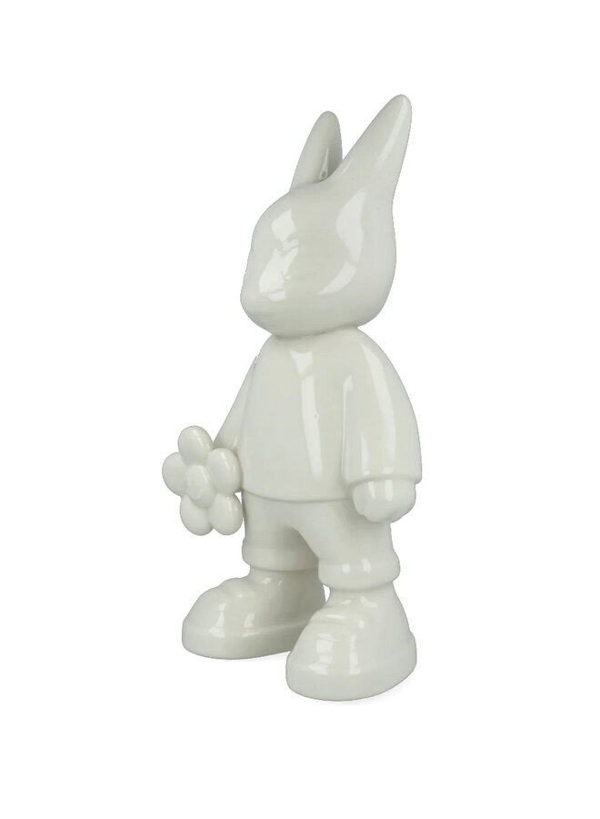 Liisa Tuulikki - Bunbun white - signed porcelain art toy, edition of 25