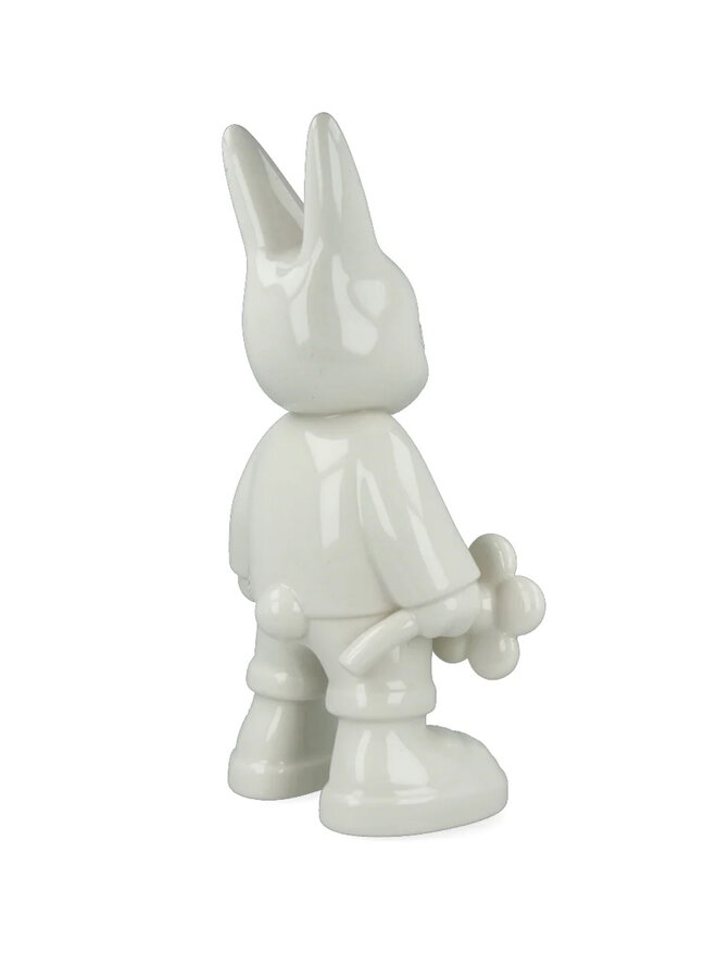 Liisa Tuulikki - Bunbun white - signed porcelain art toy, edition of 25