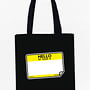 STRAAT Tote Shopper - HELLO Sticker