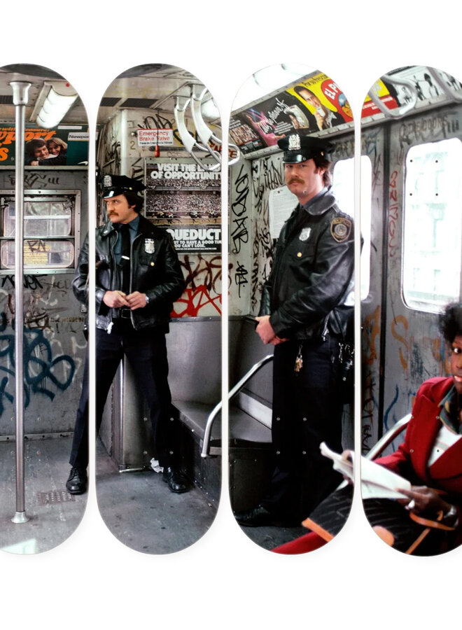 Martha Cooper - Cops on Subway (set of 5 skate decks)