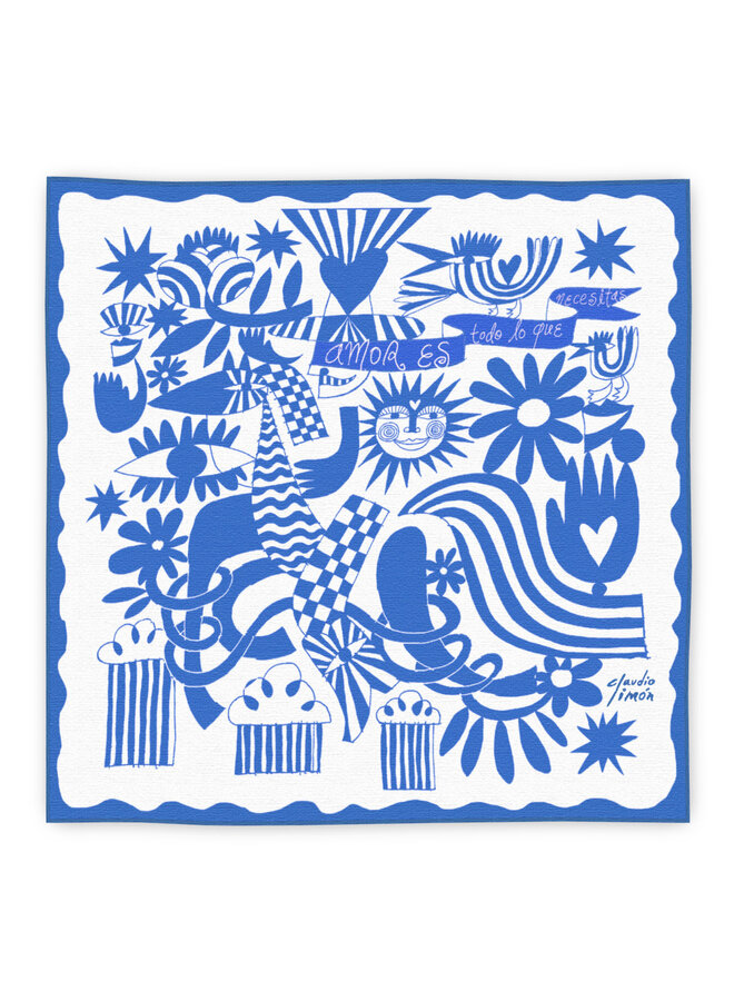 Claudio Limón - Scarf, 75 x 75 cm