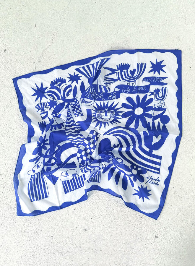 Claudio Limón - Scarf, 75 x 75 cm