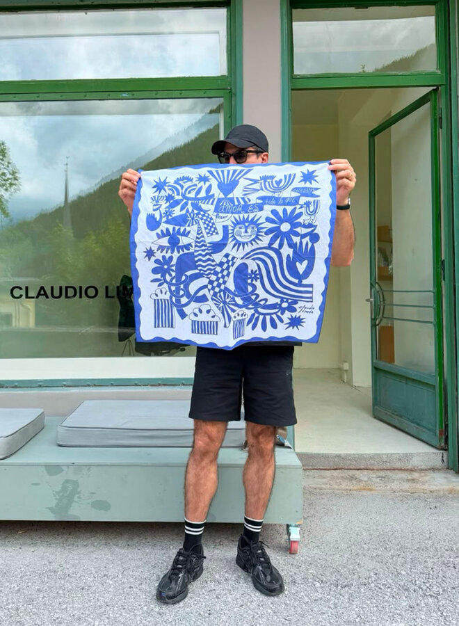 Claudio Limón - Scarf, 75 x 75 cm