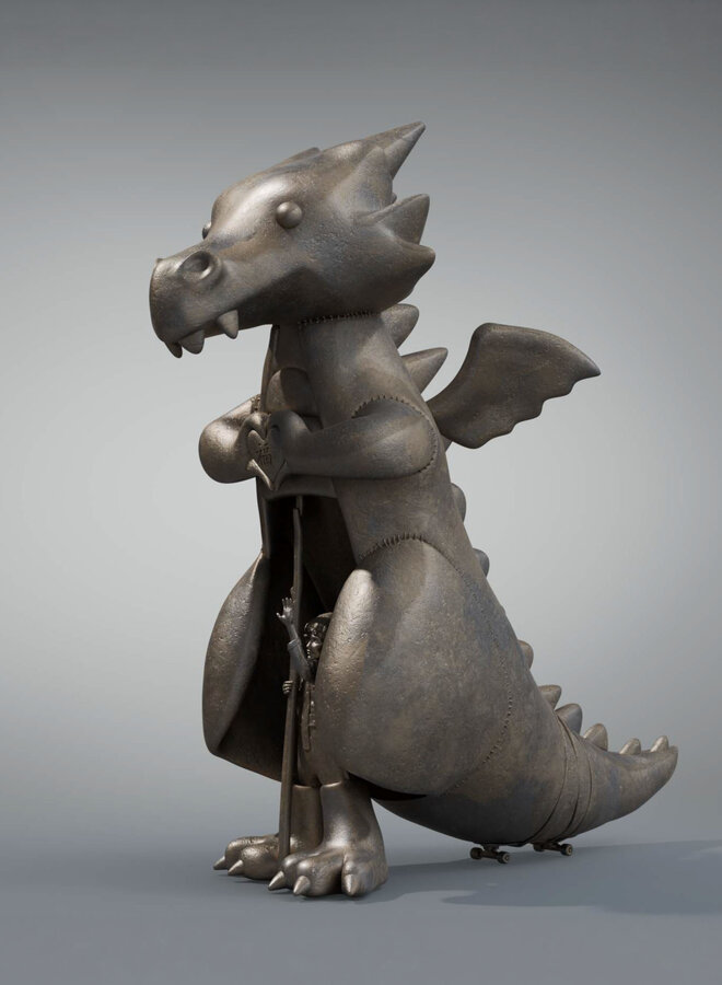 Street Art Frankey - Lucky Dragon (sculpture)