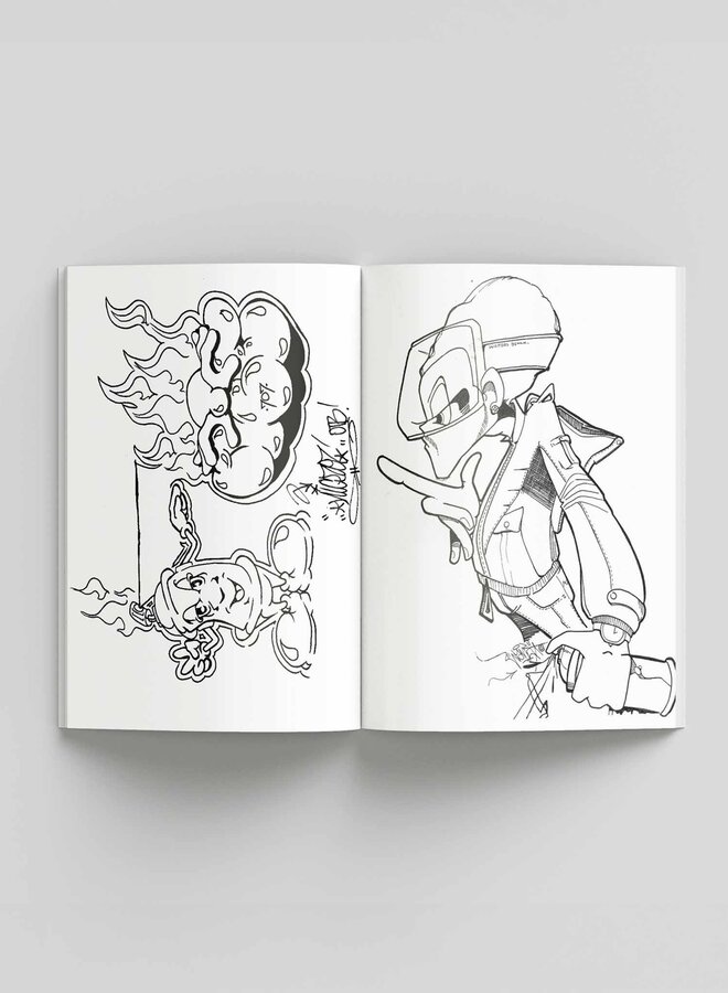 Graffiti Coloring Book 2: Characters