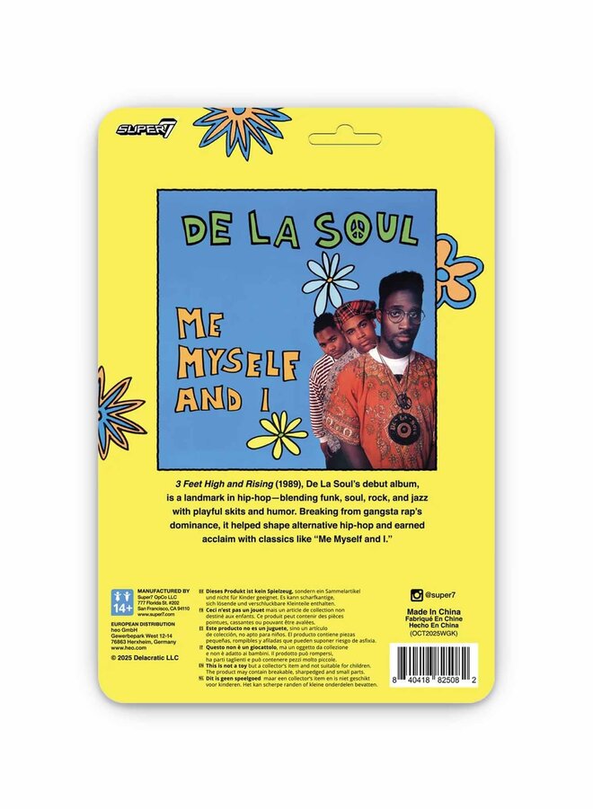 De La Soul: Kelvin "Posdnuos" Mercer (Me, Myself & I) - ReAction figure