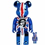 400% & 100% Bearbrick Set - God Save the Queen, Sex Pistols (Chrome Ver.)