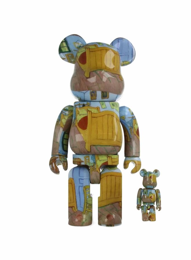 400% & 100% Bearbrick Set - Van Gogh, The Bedroom