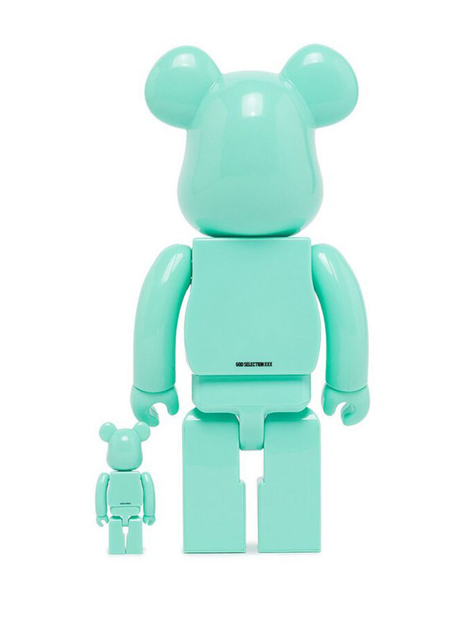 400% + 100% Bearbrick Set - God Selection 10th Anniversary (Mint)