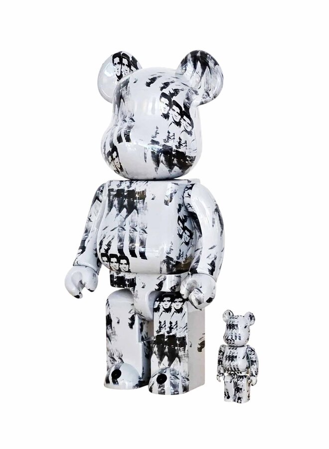 400% + 100% Bearbrick Set - Andy Warhol, Triple Elvis