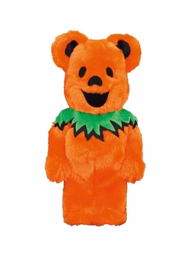 400% Bearbrick - Grateful Dead, Dancing Bear Orange (Costume ed.)