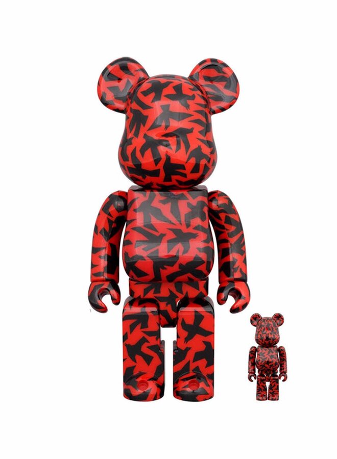 400% + 100% Bearbrick Set - Hitchcock: The Birds