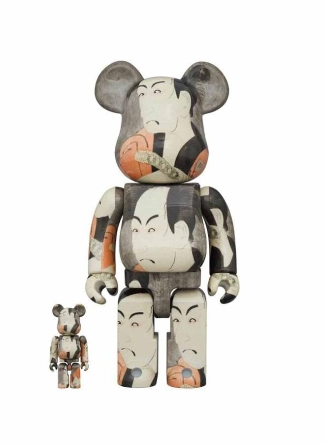 400% + 100% Bearbrick Set - Toshusai Sharaku
