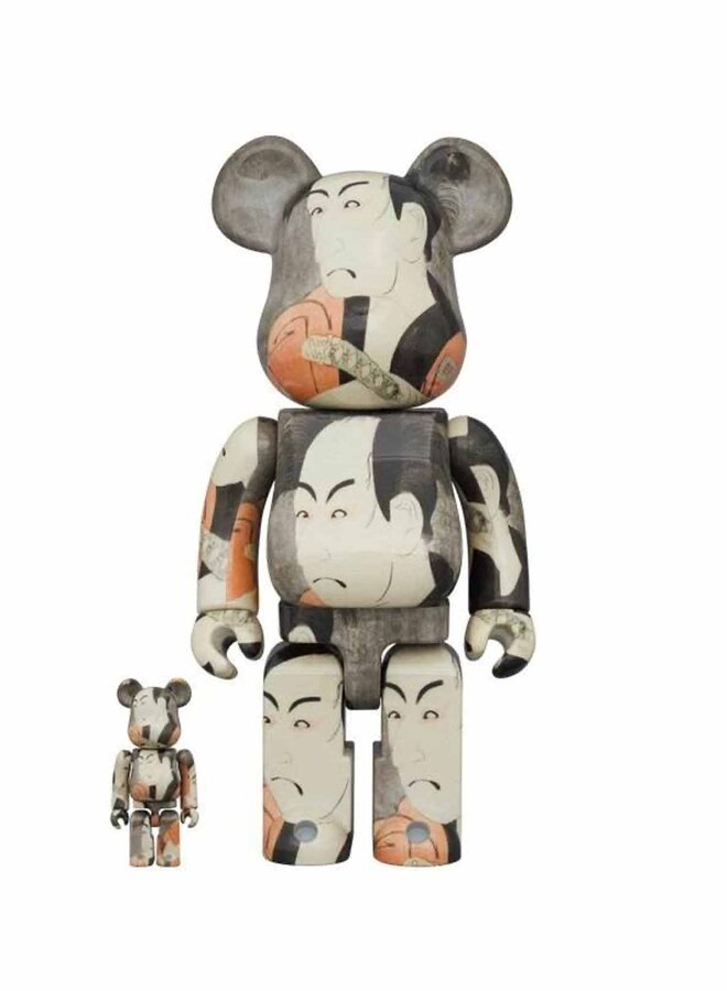400% + 100% Bearbrick Set - Toshusai Sharaku
