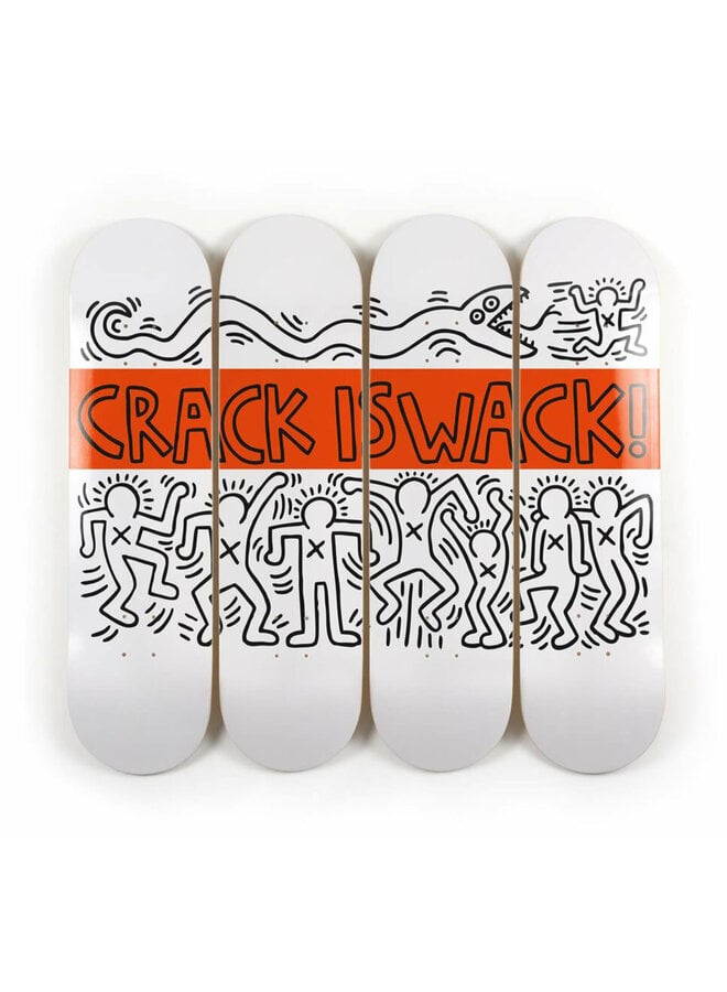 Keith Haring - Crack is Wack skate deck