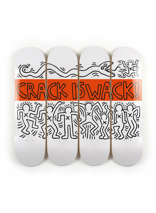 Keith Haring - Crack is Wack skate deck