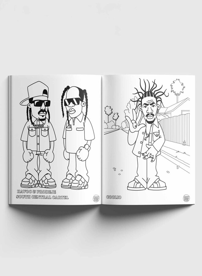 Mark 563 - Hip Hop Coloring Book: West Coast Edition