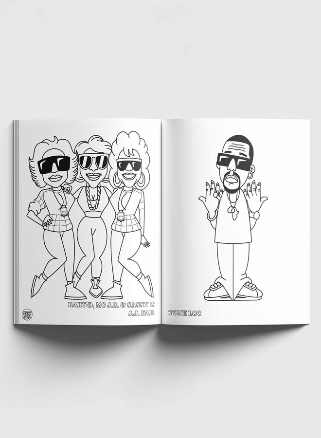 Mark 563 - Hip Hop Coloring Book: West Coast Edition