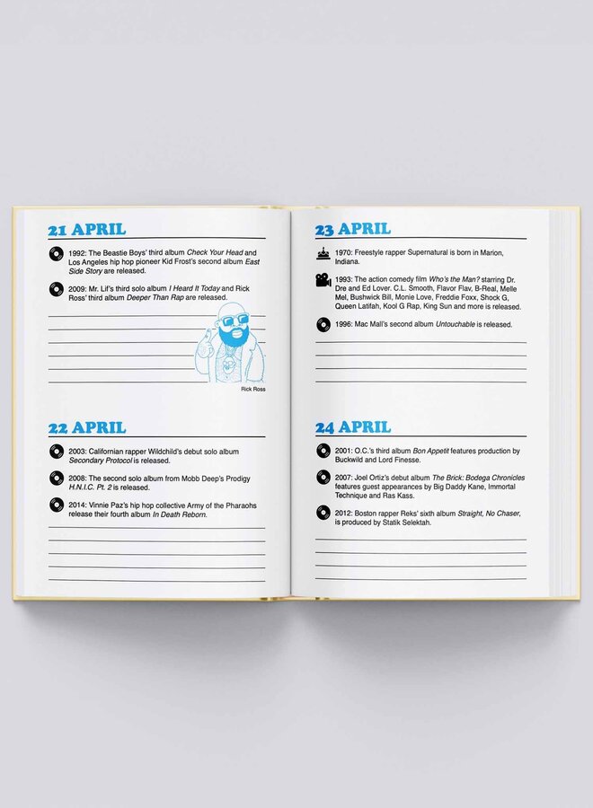 Mark 563 - Hip Hop Journal: A Daily Planner