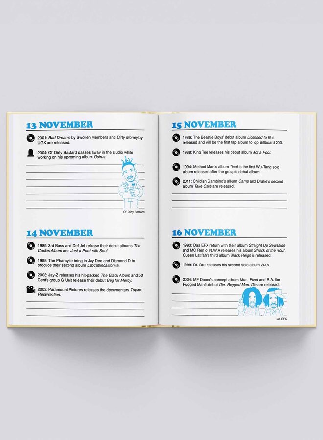 Mark 563 - Hip Hop Journal: A Daily Planner