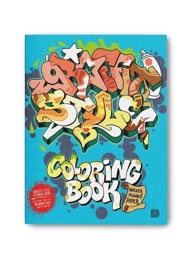 Graffiti Style Coloring Book