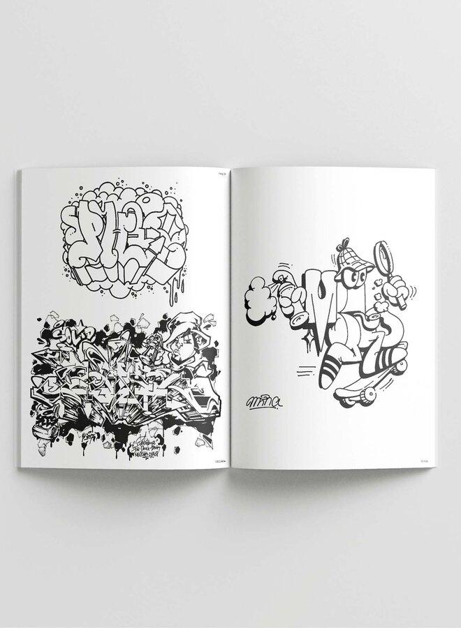Graffiti Style Coloring Book