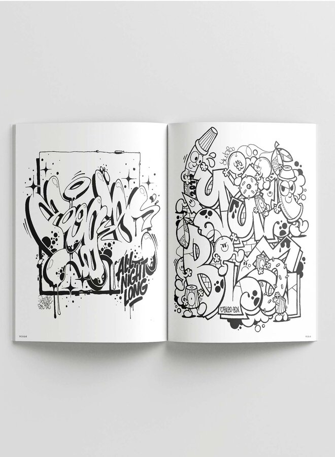 Graffiti Style Coloring Book