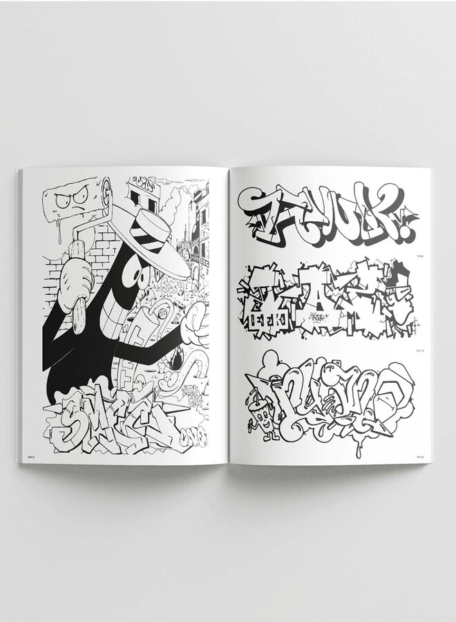 Graffiti Style Coloring Book
