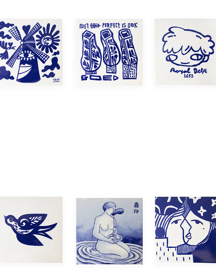Royal Delft x STRAAT <br> Urban Blue Tiles