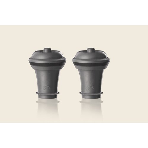 Vacu Vin Wijnstoppers grijs, 2 stuks Vacu Vin Wijnstoppers grijs, 2 stuks