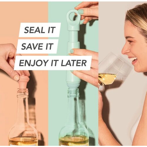 Vacu Vin Vacuum Wine Stoppers Colored Loop (4 stuks), Box Vacu Vin Vacuum Wine Stoppers Colored Loop (4 stuks), Box