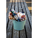 Benijson Stoere Decoratie / balkon emmer 5L naturel zink Benijson Stoere Decoratie / balkon emmer 5L naturel zink