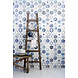 Kinderbehang Porselein behang - blauw Kinderbehang Porselein behang - blauw