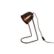 Bureaulamp metaal dichte kap 22x25x61cm roest-bruin Bureaulamp metaal dichte kap 22x25x61cm roest-bruin