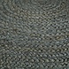 Handgemaakte poef 45x30 cm jute olijfgroen Handgemaakte poef 45x30 cm jute olijfgroen