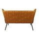Countryfield Bank Foley 136 x 75 x 91 cm kunstleer Cognac / Zwart Countryfield Bank Foley 136 x 75 x 91 cm kunstleer Cognac / Zwart