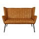 Countryfield Bank Foley 136 x 75 x 91 cm kunstleer Cognac / Zwart Countryfield Bank Foley 136 x 75 x 91 cm kunstleer Cognac / Zwart