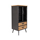 Feliz Lifestyle Kast Damian Low 52 x 109 cm hout/staal zwart Feliz Lifestyle Kast Damian Low 52 x 109 cm hout/staal zwart