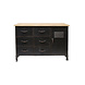 Gifts Amsterdam Dressoir Archive 107,5x41x76cm staal/hout zwart Gifts Amsterdam Dressoir Archive 107,5x41x76cm staal/hout zwart