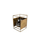 Gifts Amsterdam Windlicht Mion small 10x10x14 cm metaal/glas goud Gifts Amsterdam Windlicht Mion small 10x10x14 cm metaal/glas goud