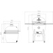 Yakiniku Houtskoolbarbecue Kamado 22 inch keramiek/RVS zwart Yakiniku Houtskoolbarbecue Kamado 22 inch keramiek/RVS zwart