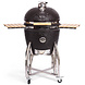 Yakiniku Houtskoolbarbecue Kamado 22 inch keramiek/RVS zwart Yakiniku Houtskoolbarbecue Kamado 22 inch keramiek/RVS zwart