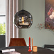 Sense Living Hanglamp Tokyo 40 x 160 cm glas zwart Sense Living Hanglamp Tokyo 40 x 160 cm glas zwart