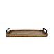 Gifts Amsterdam Dienblad 50x24x2,5 cm hout/metaal naturel Gifts Amsterdam Dienblad 50x24x2,5 cm hout/metaal naturel