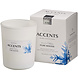 Bolsius Geurkaars Accents Pure Winter 9,2 cm glas/wax wit Bolsius Geurkaars Accents Pure Winter 9,2 cm glas/wax wit