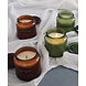 Wellmark Grote geurkaars cedarwood bruin glas 'let's get cozy' Wellmark Grote geurkaars cedarwood bruin glas 'let's get cozy'