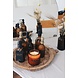 Wellmark Grote geurkaars cedarwood bruin glas 'let's get cozy' Wellmark Grote geurkaars cedarwood bruin glas 'let's get cozy'