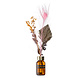 Wellmark Droogbloemen bruin glas messing ring 'happiness blooms from within' Wellmark Droogbloemen bruin glas messing ring 'happiness blooms from within'